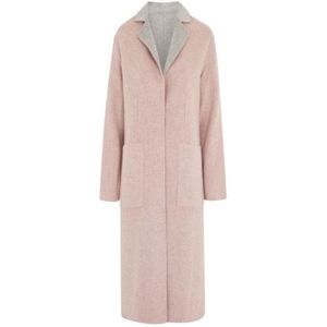 Topshop Reversible Double Faced Wool Long Coat